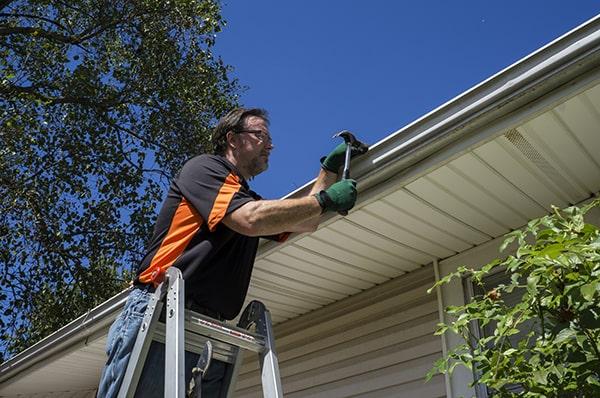 we recommend having gutter repair and maintenance performed at least once a year, or more frequently if needed