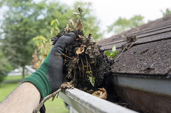 gutter cleaning can be dangerous, so make sure to use proper safety equipment and techniques